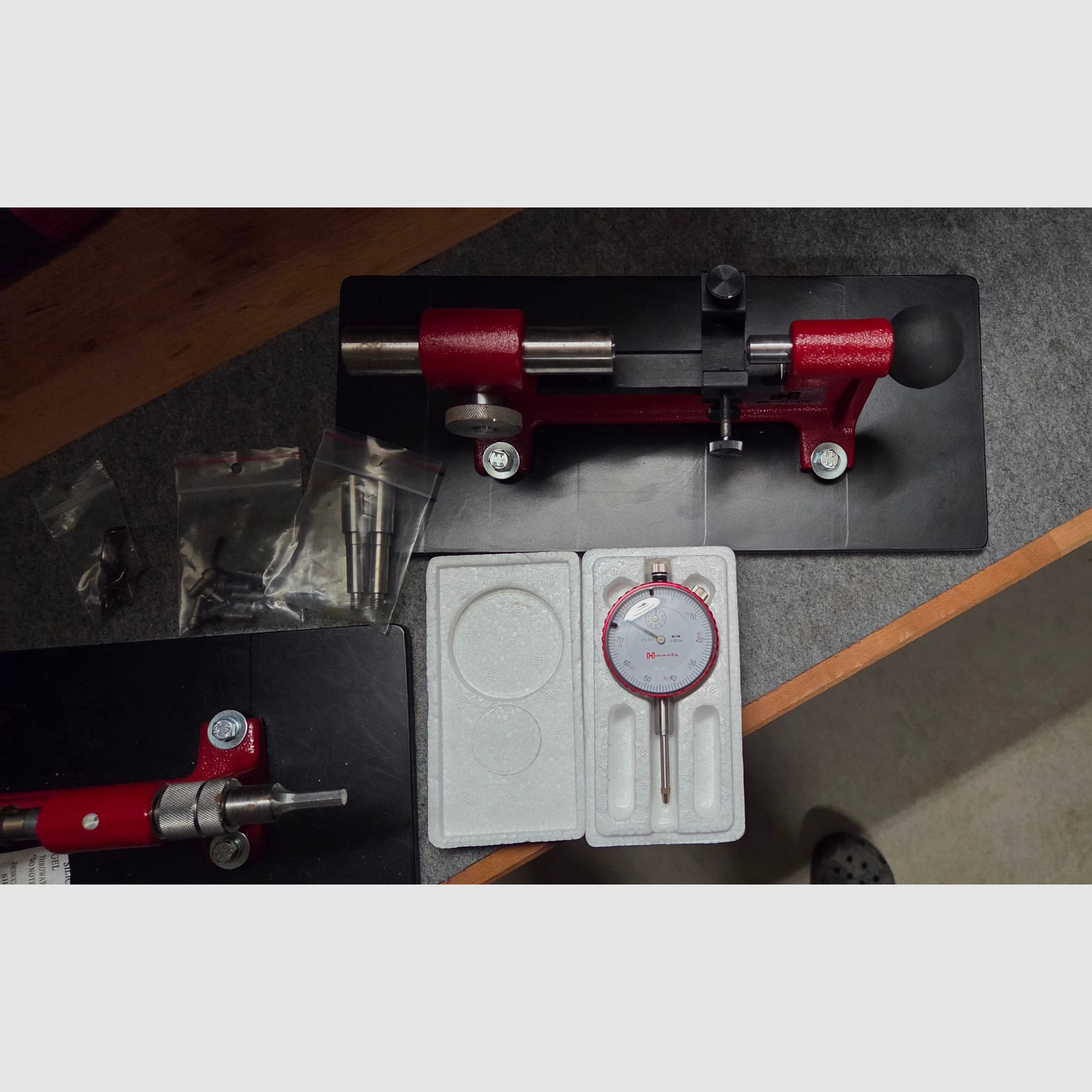 Hornady Patronen-Rondloop-Metingsapparaat en -Gereedschap