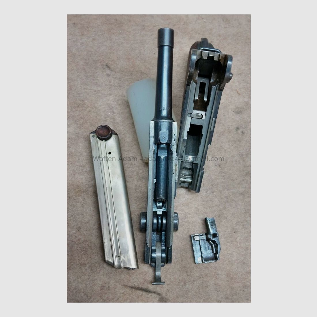 Rifle Factory Erfurt Pistol 08, Empire 1917