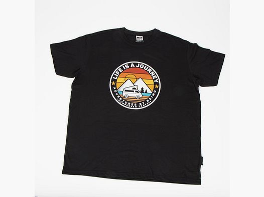 Reimo LIFE IS A JOURNEY Men's T-Shirt – Black, Size M