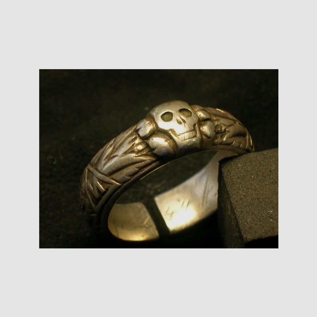 Anillo de plata SS Anillo de honor SS de la Segunda Guerra Mundial