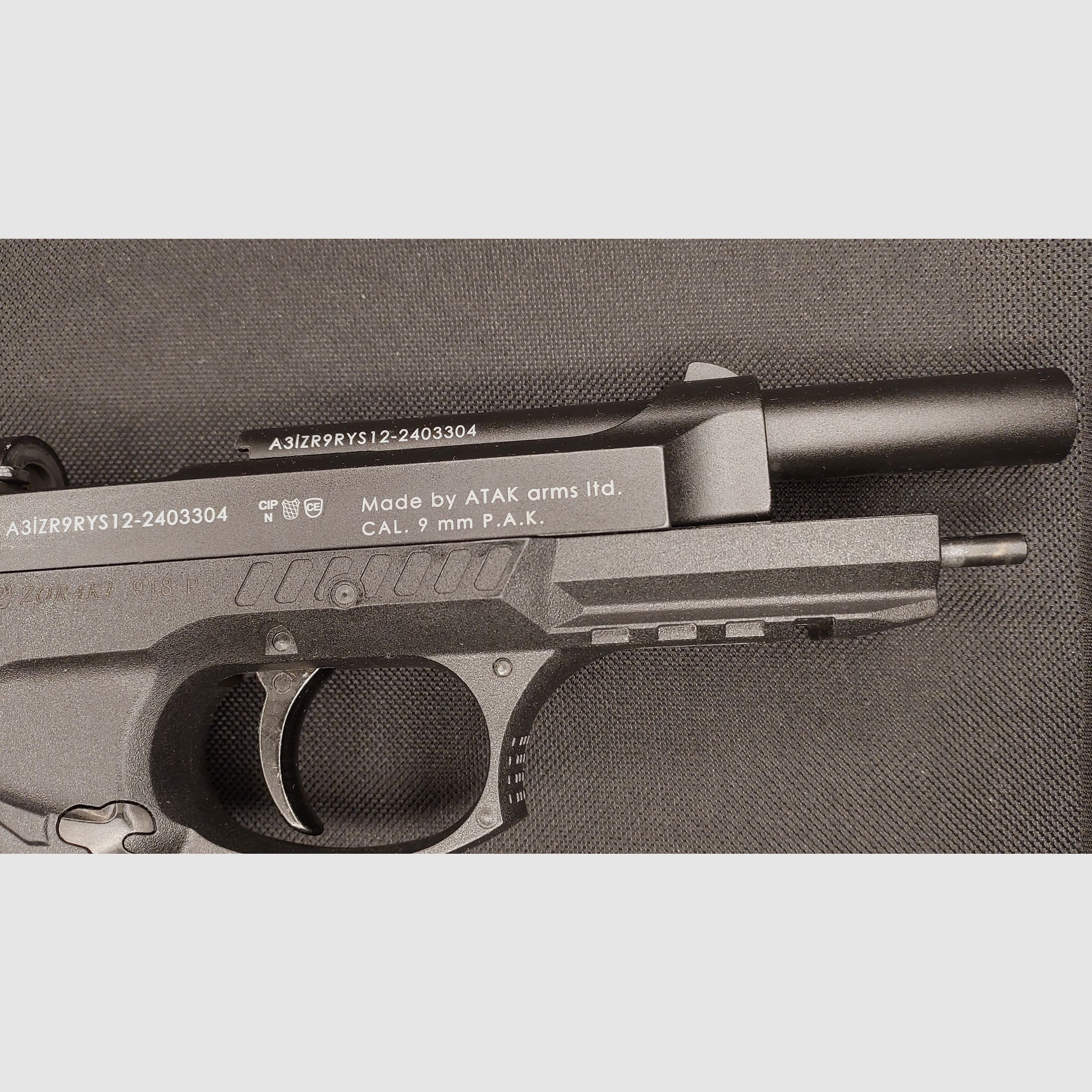 Zoraki 918-P TR-2024 9mm P.A.K. brüniert (PTB 1072) neuwertig Z 918 neuwertig