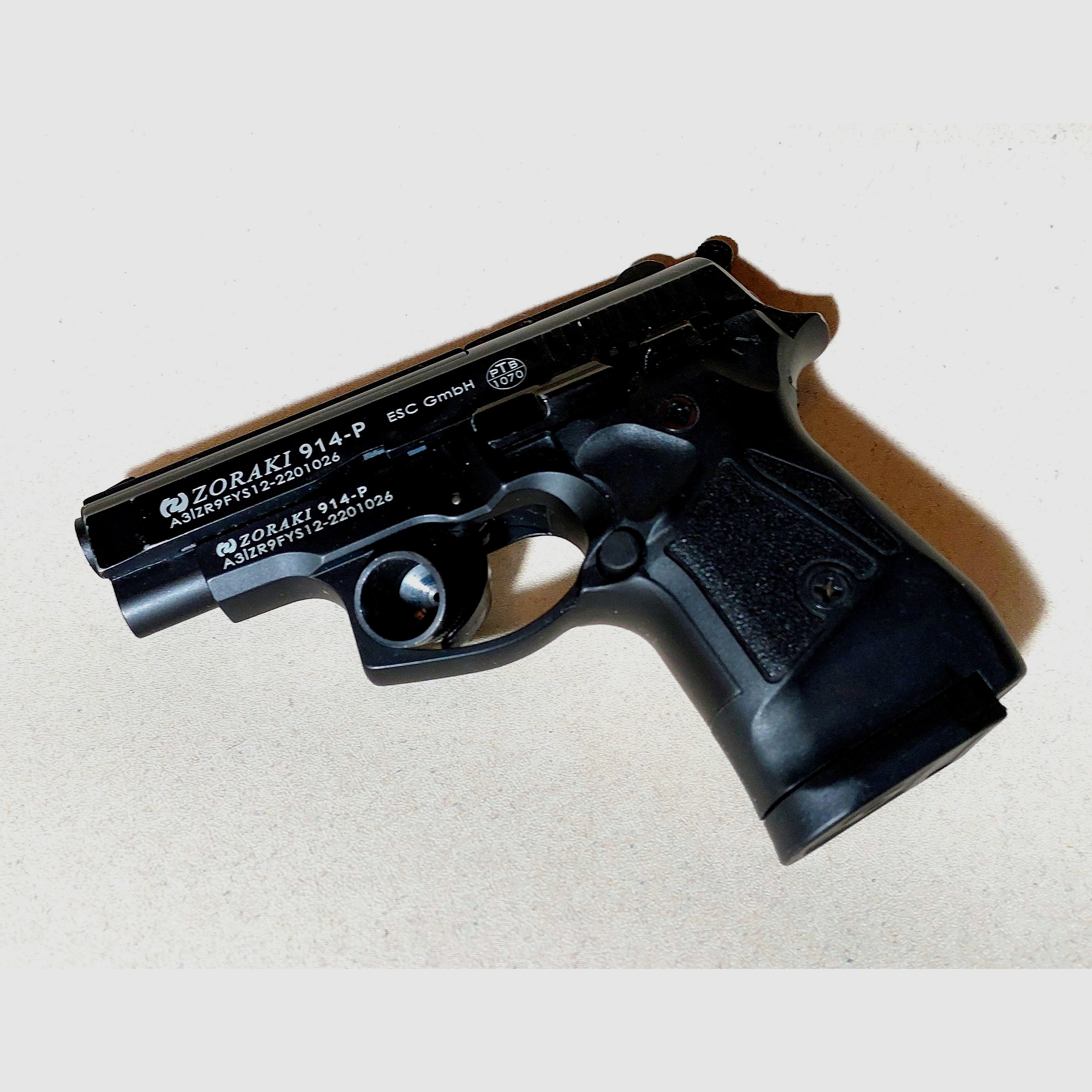 Zoraki 914 brüniert 9mm P.A.K. 