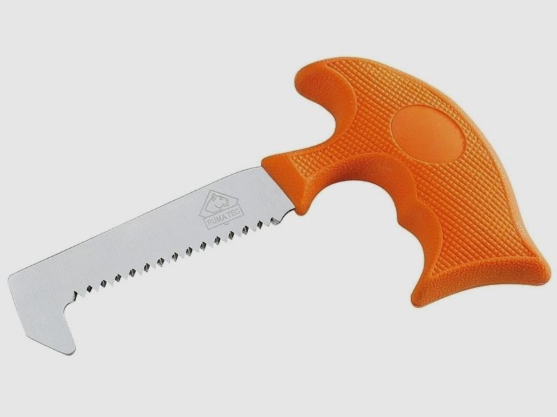 Puma TEC Knochensge,orange Kunststoffgriff, Nylon-Grteletui