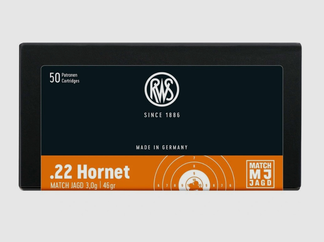 .22 Hornet Match-Jagd 3,0g/46grs. RWS
