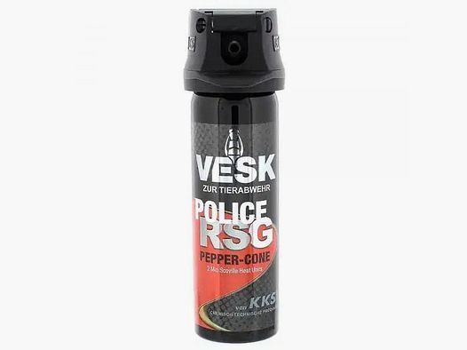 Vesk Vesk Pepperspray RSG Politie Conus Brede Straal 63 ml