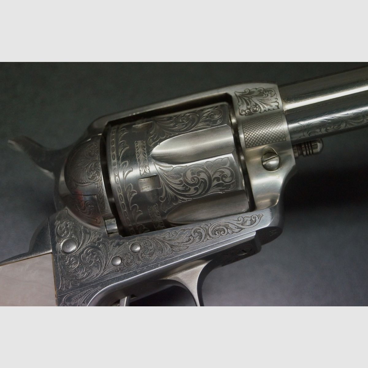Uberti Cattleman Stainless Steel graviert .45 Colt, Bild 2 von 8