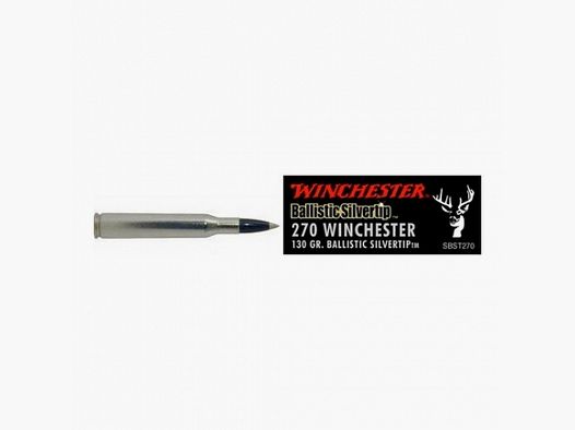 MUNICION WINCHESTER 270 WIN BALLISTIC TIP 130 GR.