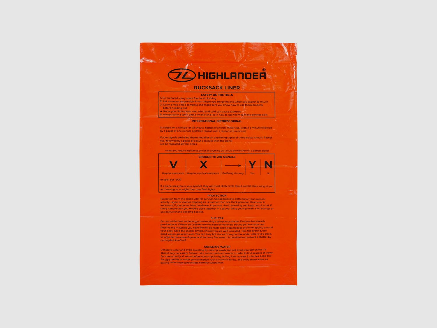 Highlander Forces Packsack wasserdicht 50l