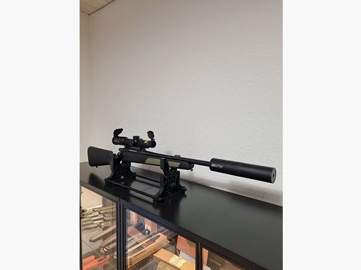 Steel Action HS .308, mount, silencer, MINOX 1-5x24 S