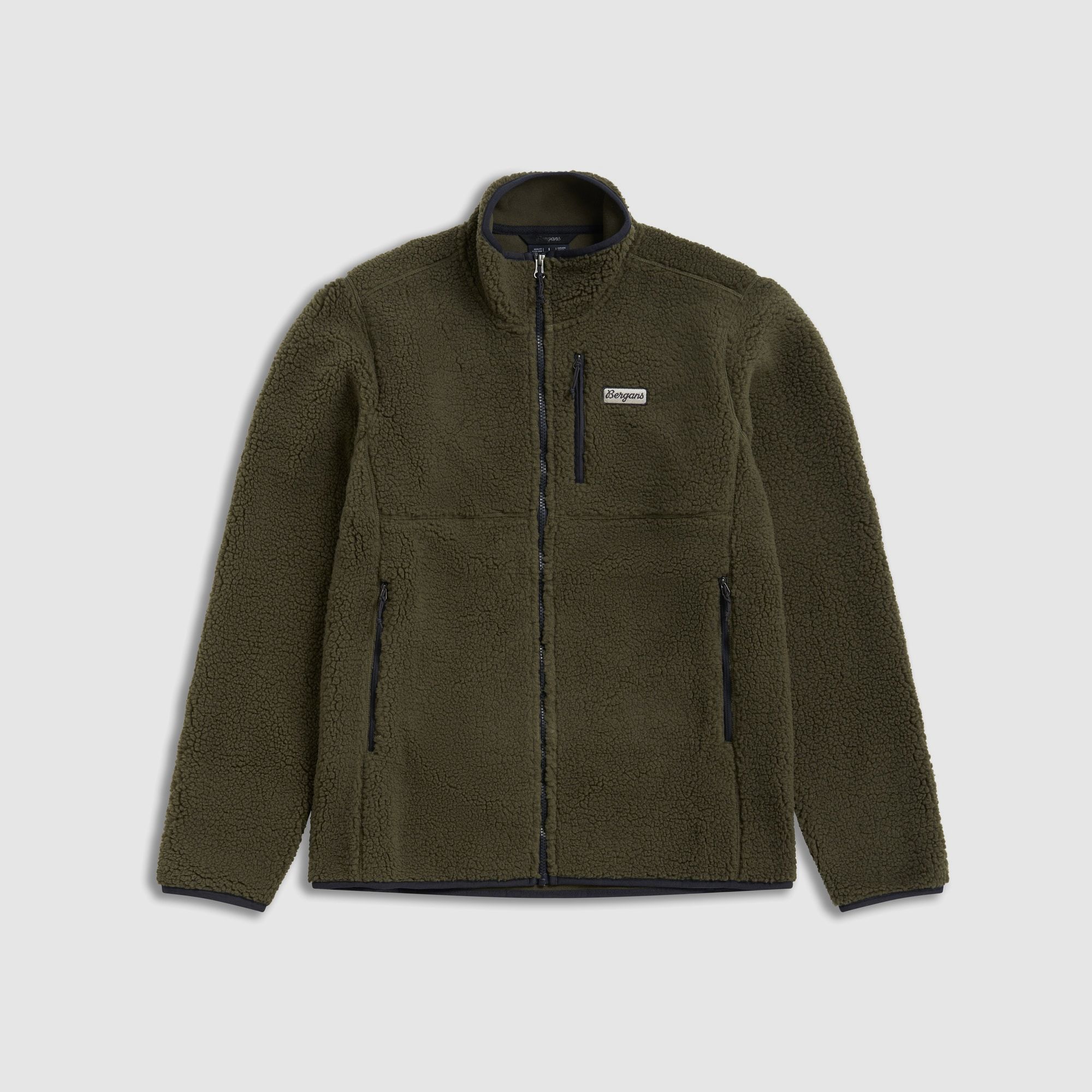 Bergans Lunnan Pile Fleece Jacket Men Pine Forest XL