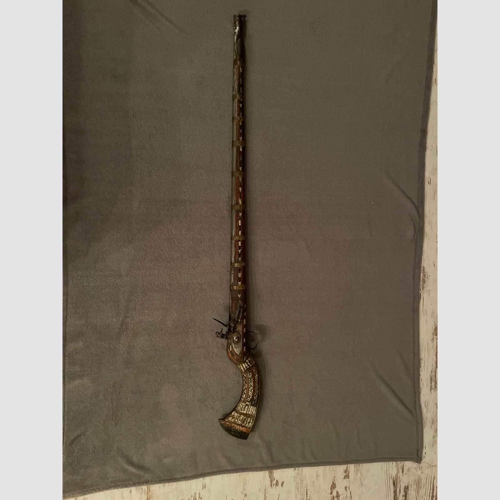 Rifle de caballería ca. siglo XIX. Afganistán