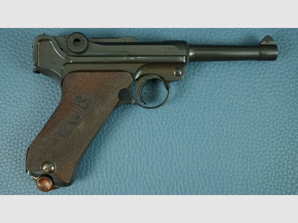 DWM Parabellum Pistool 08 met EWB-gravure (1918/1920) 9mm Luger