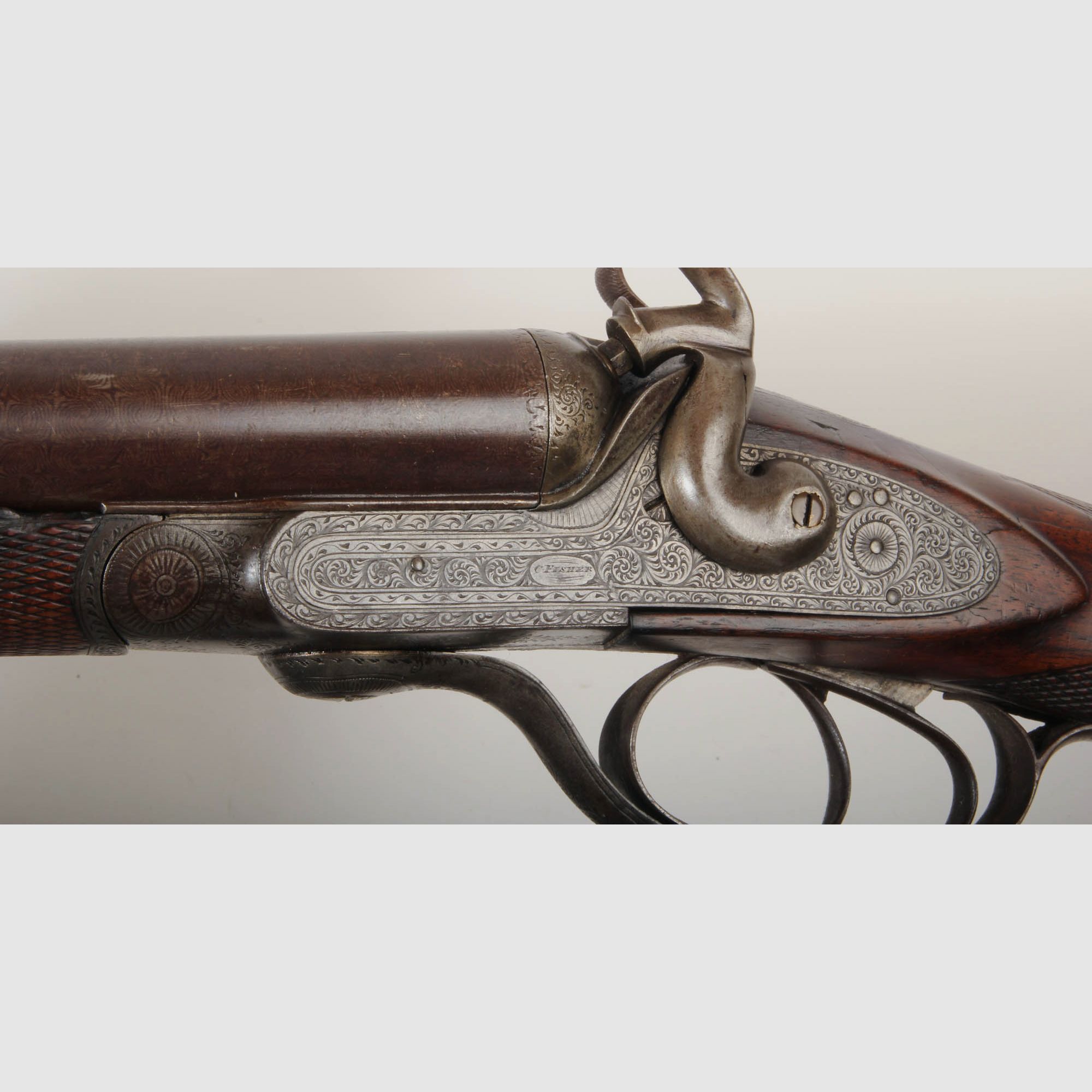 Double-barreled shotgun ca. 1880    Article 12909