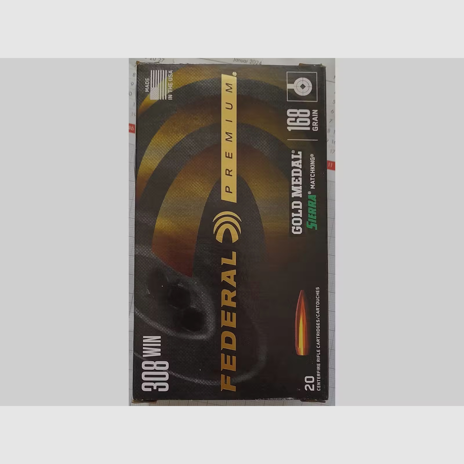 Ammunition Federal PREMIUM Gold Medal 168 Grain specifically for Springfield Armory