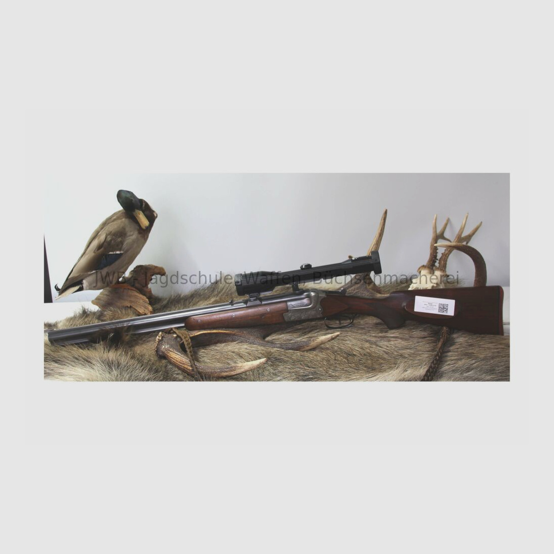 Merkel bolt-action rifle Q1 with Zeiss Diatal 7x65R; 12/70