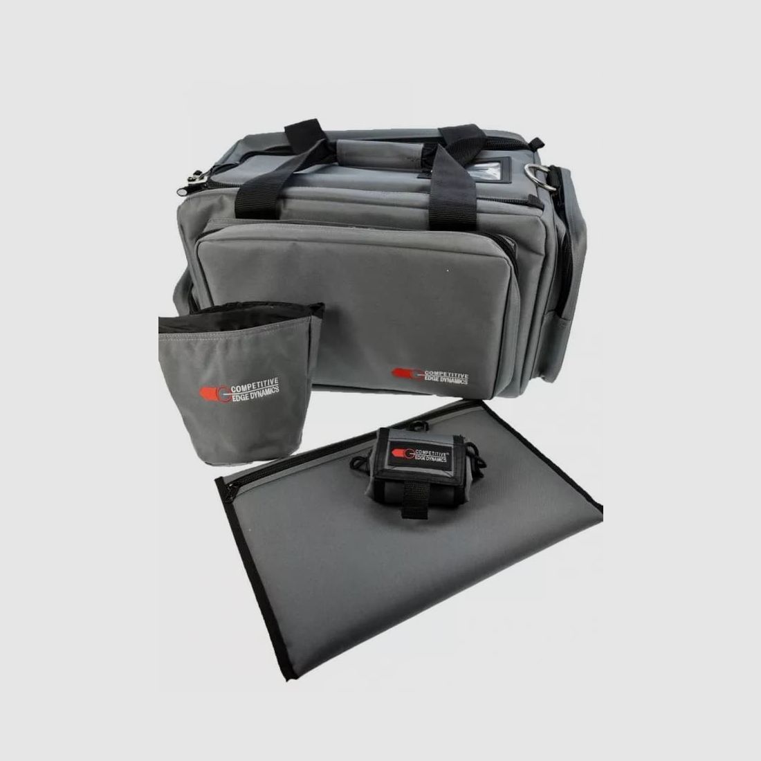 CED Schießsporttasche RangeBag DeLuxe: 2-4 Pistolen 54x36x28cm SCHWARZ, Bild 4 von 5