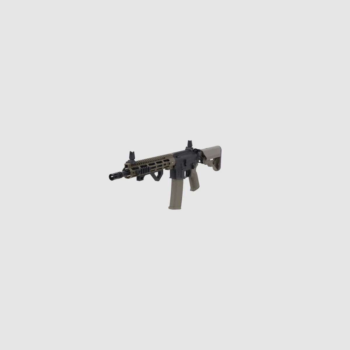 SA M4 Carbine M-LOK (SA-P20 PRIME™ Aster II ETU BLDC™) Rifle Airsoft Libre a partir de 18 - Negro/Oliva -F-