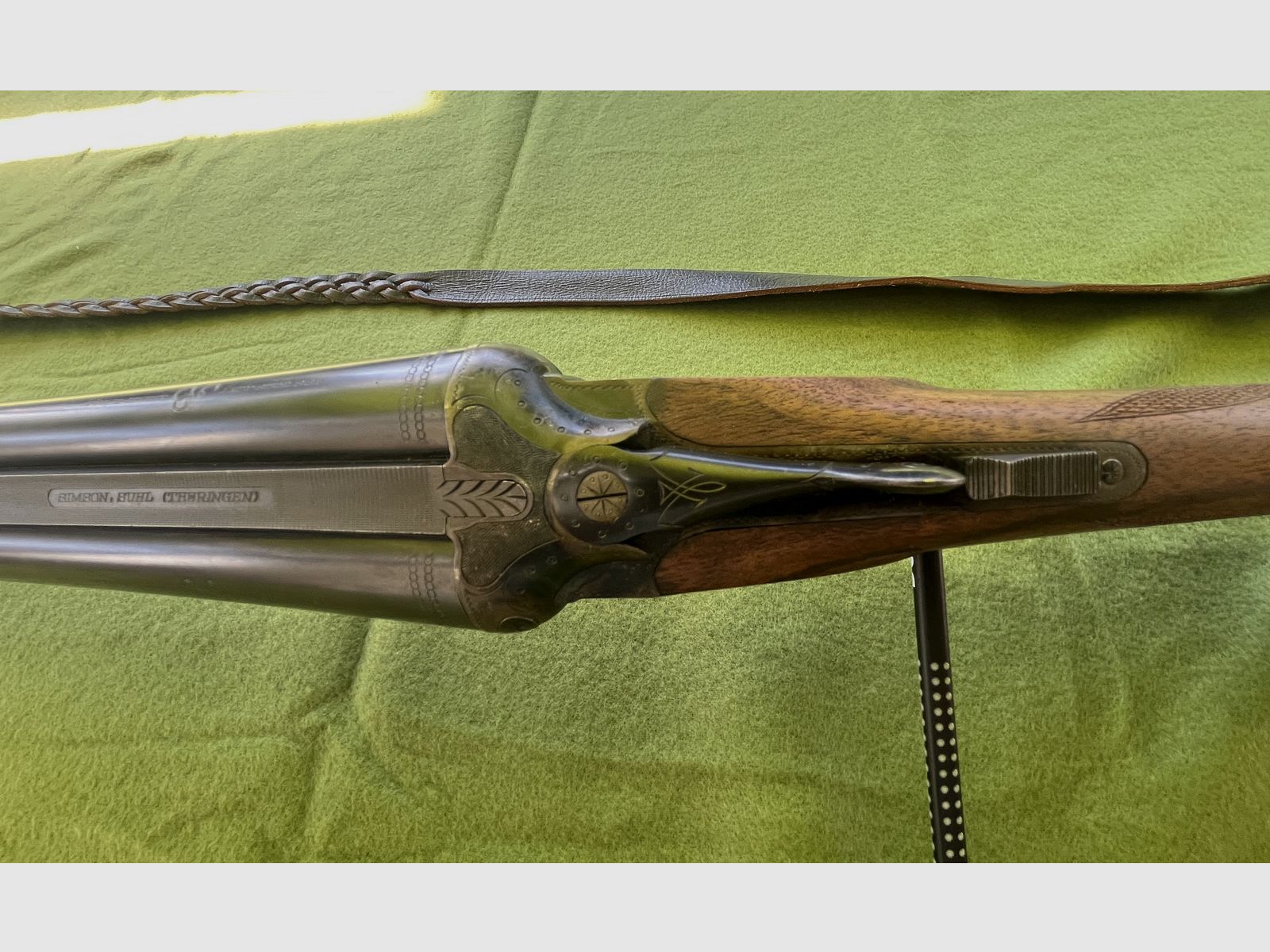 Dwulufowa strzelba Simson Suhl Kal 16/70, 71cm lufy