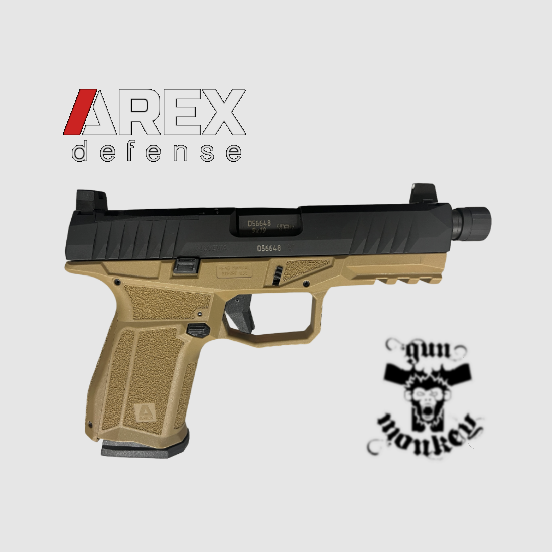 Pistolet Arex Delta M Gen. 2 TACTICAL OR FDE kal. 9x19mm gwint M13,5x1LH, zdjęcie 2 z 15