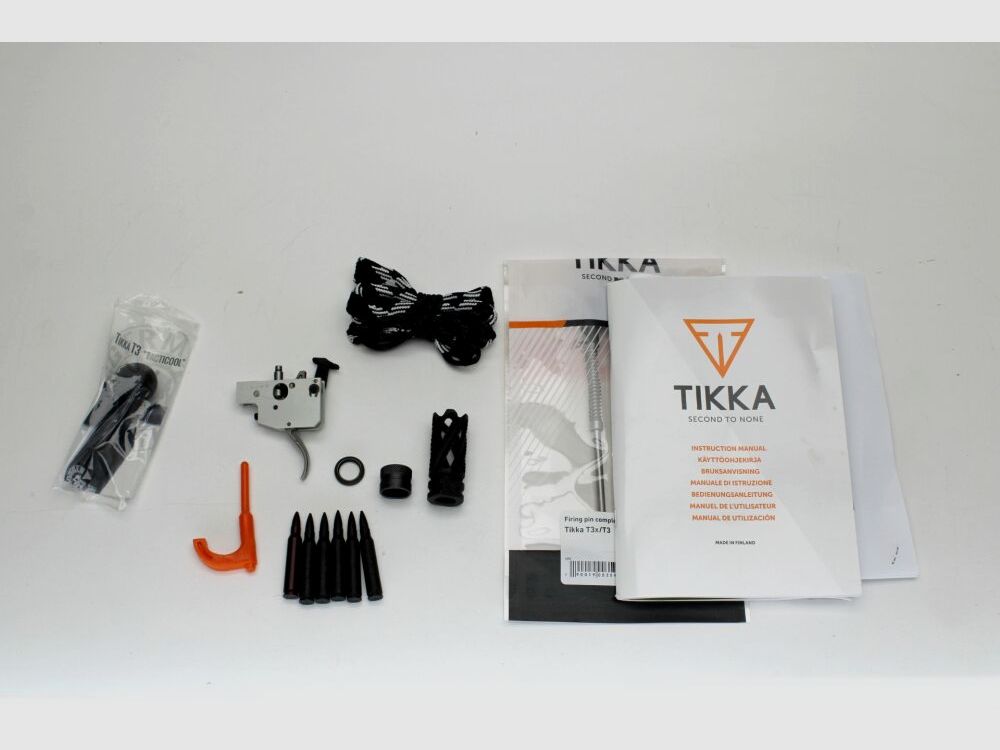 Rep. Rifle Tikka T3X CTR with MDT Stock Timney Trigger, Athlon 5-25x56 Scope .223Rem