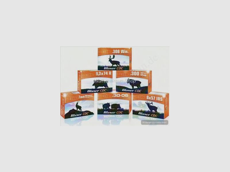 Blaser CDC - lead-free .30-06 Spring. 10.4g/160 grain 20 pieces