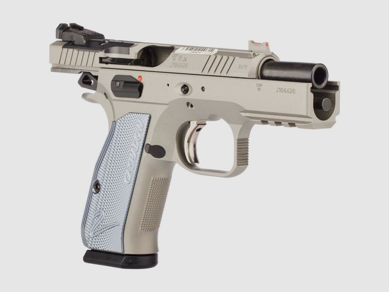 Pistolet CZ Shadow 2 Compact Titan OR Silver 9 mm Luger