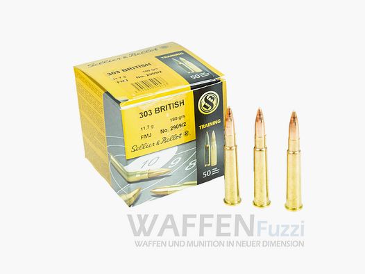 S&B .303 Británico FMJ 180grs 50 disparos