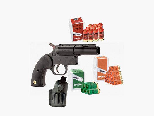 Pack SAPL GC27 + Cartuccia proiettile in gomma + Cartuccia a pallini + Fondina da cintura