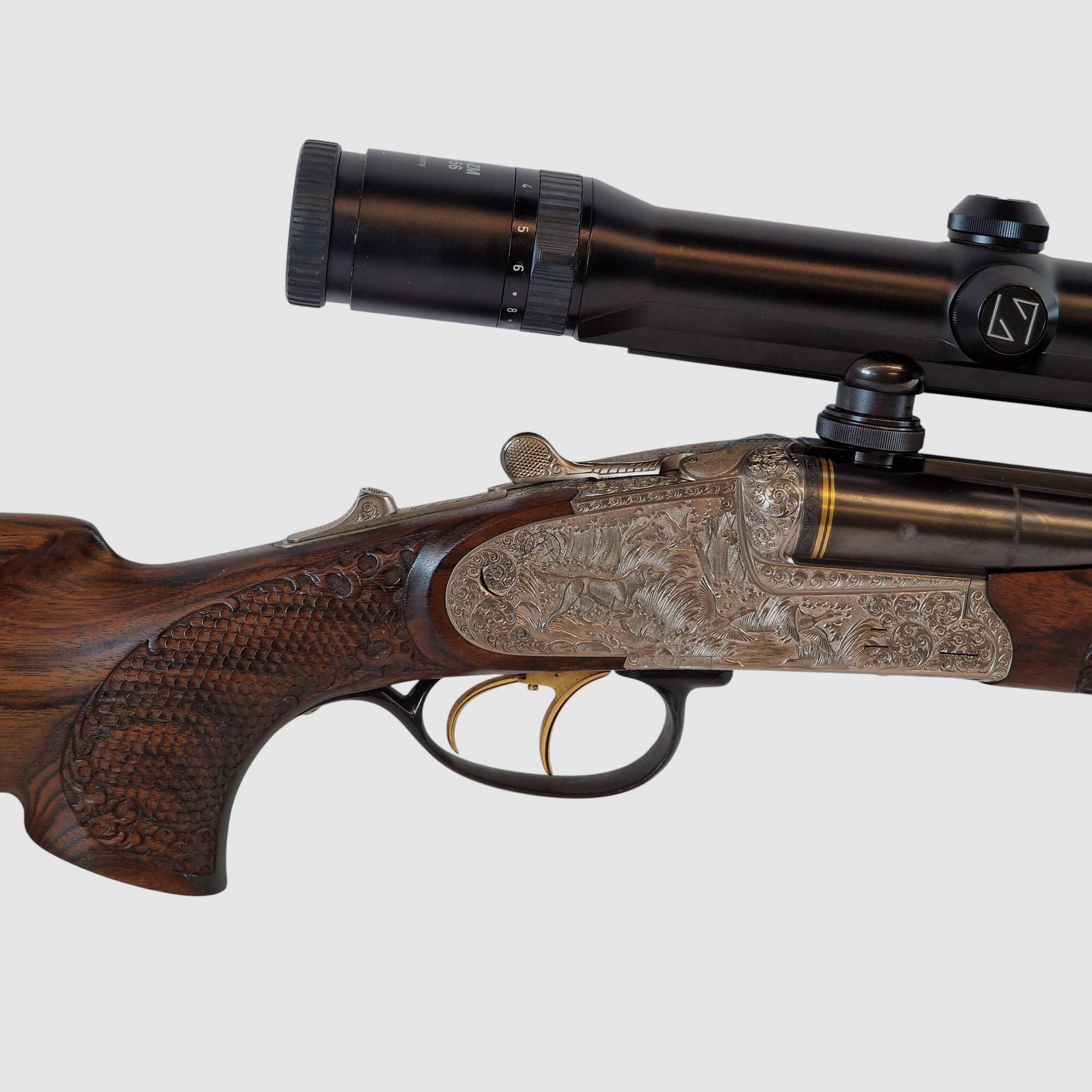 Krieghoff Neptun Primus Classic mit Doppelbüchsdrillings Laufbündel