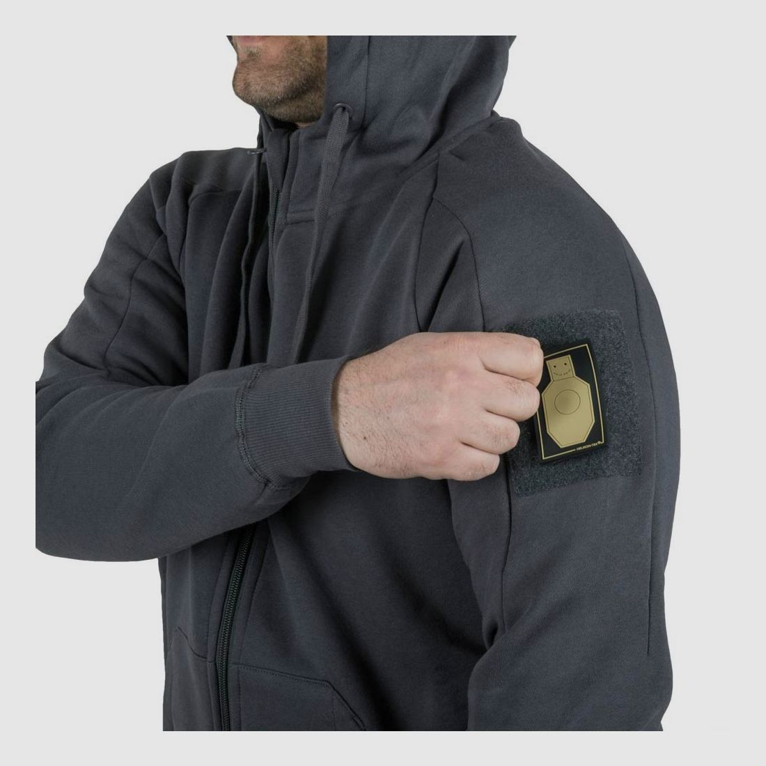 HELIKON-TEX URBAN TACTICAL HOODIE LITE (FullZip)® GRAU