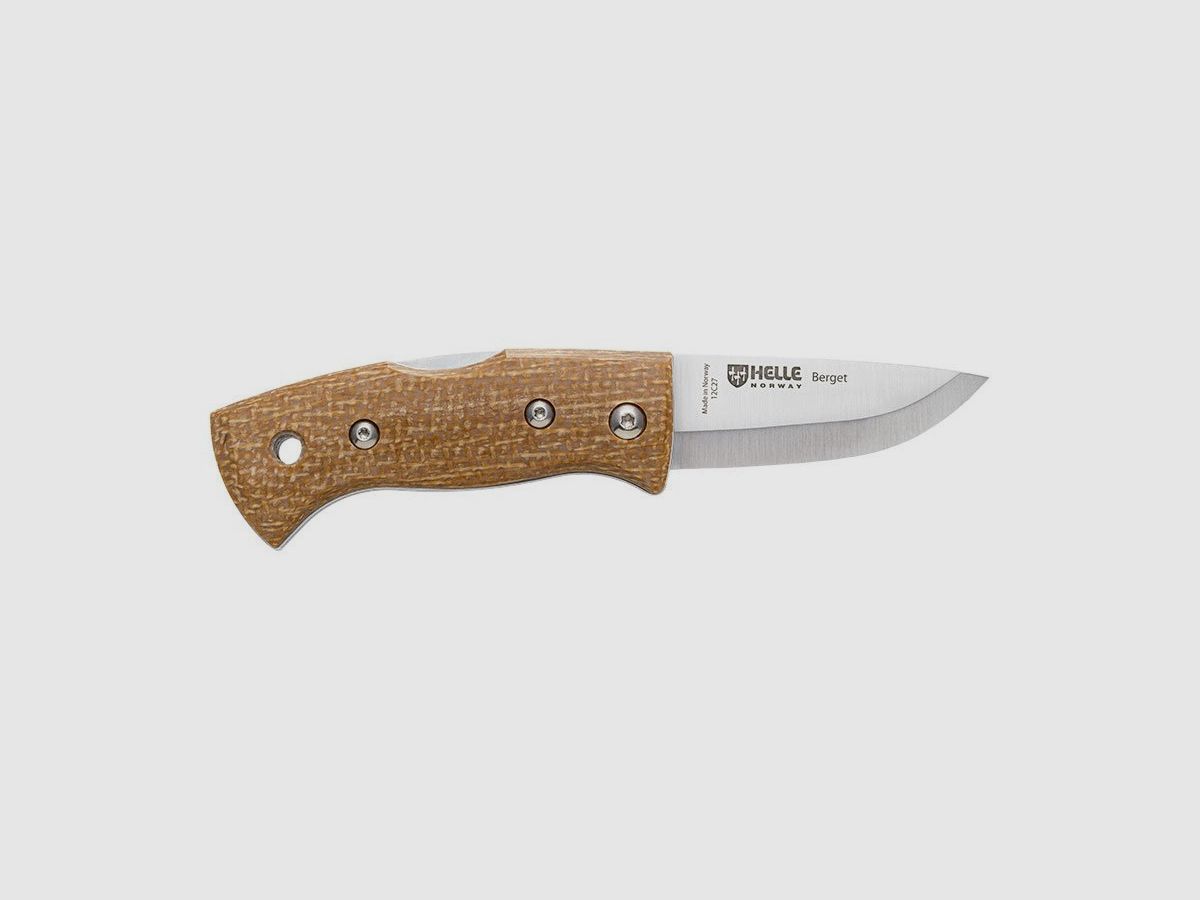 Couteaux nordiques Berget - Moutarde Helle