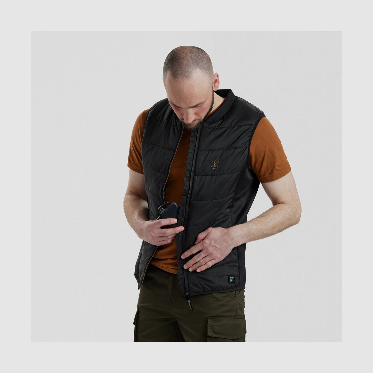 DEERHUNTER Heat Gilet Noir