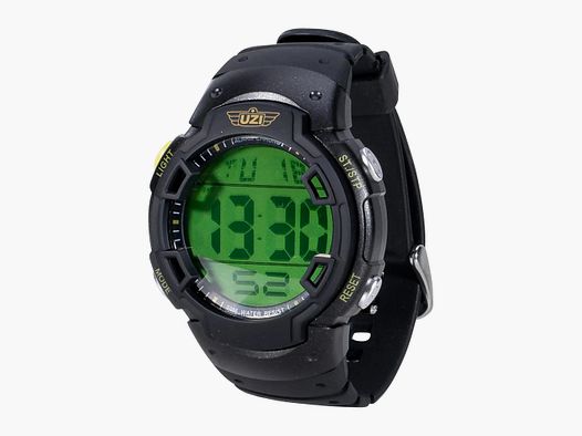 UZI UZI Digitaluhr Guardian Gummiband schwarz