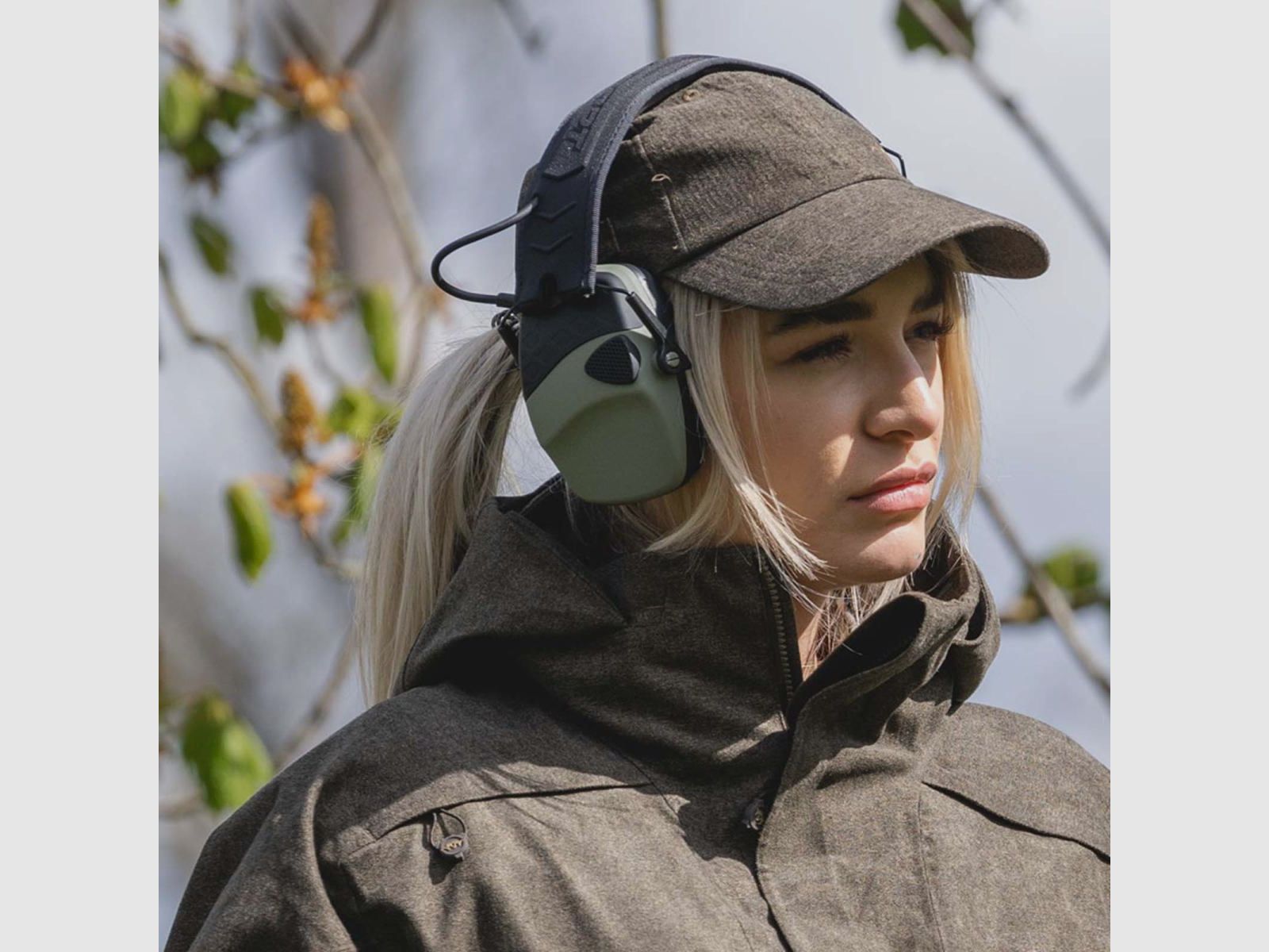 ISOTUNES Sport Defy Slim Basic Hearing Protection / Green