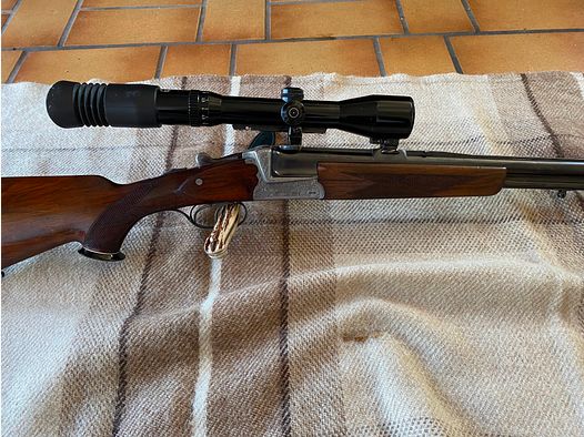 Sauer&Sohn Modell 54 Schrankwaffe mit Glas und Einstecklauf