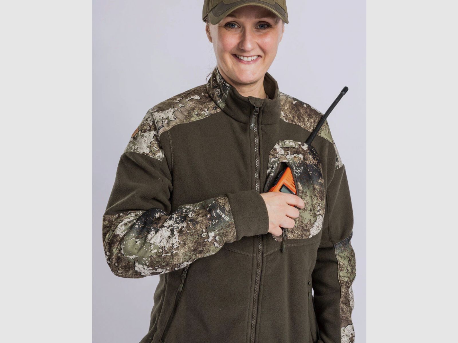 Chaqueta de forro polar para mujer PINEWOOD Smaland Jagd Camou