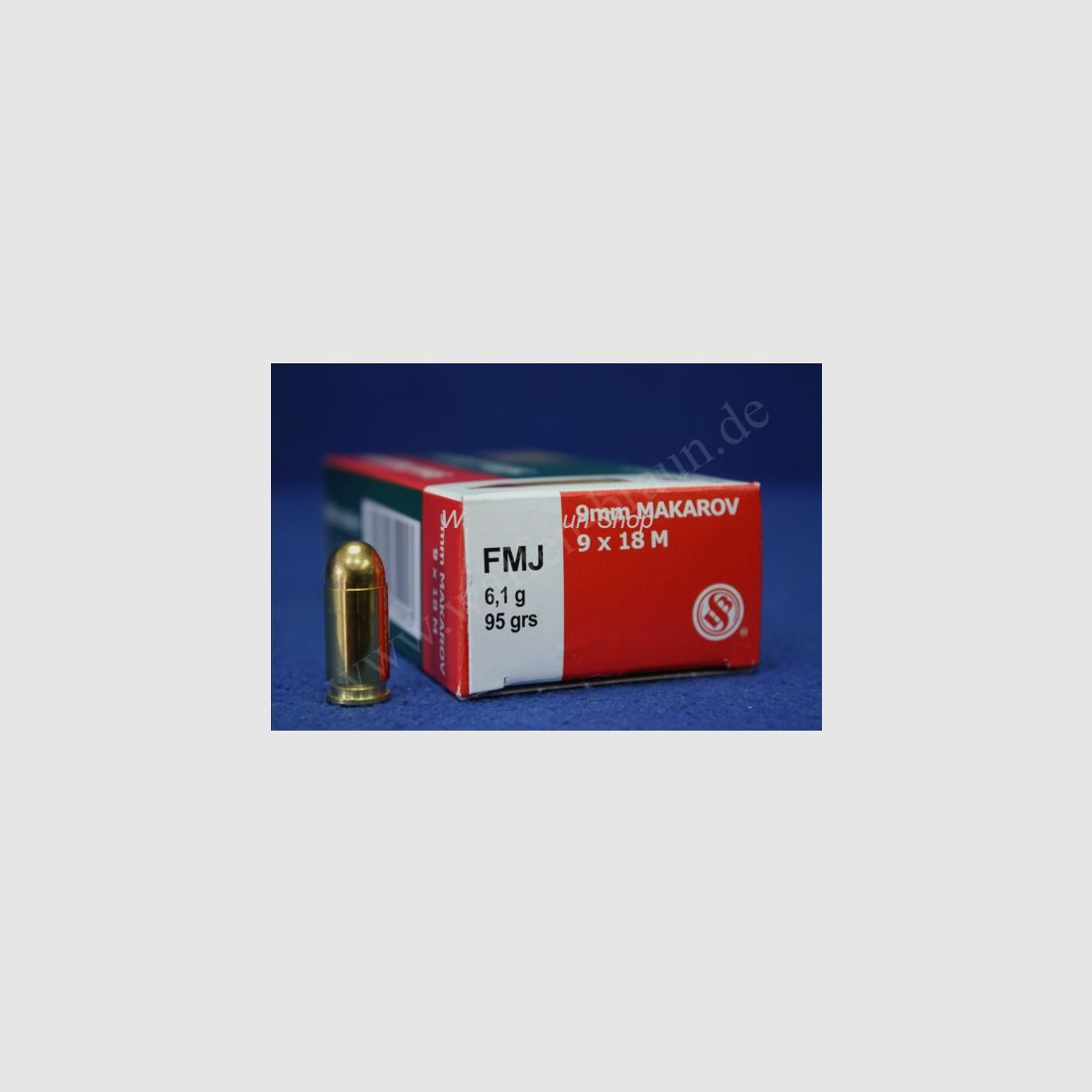 S+B 9mm Mak. FMJ 95grs. 50St