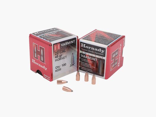 Hornady Bullets .22 (.224) Varmint SP 45gr 100st (.22 Hornet)