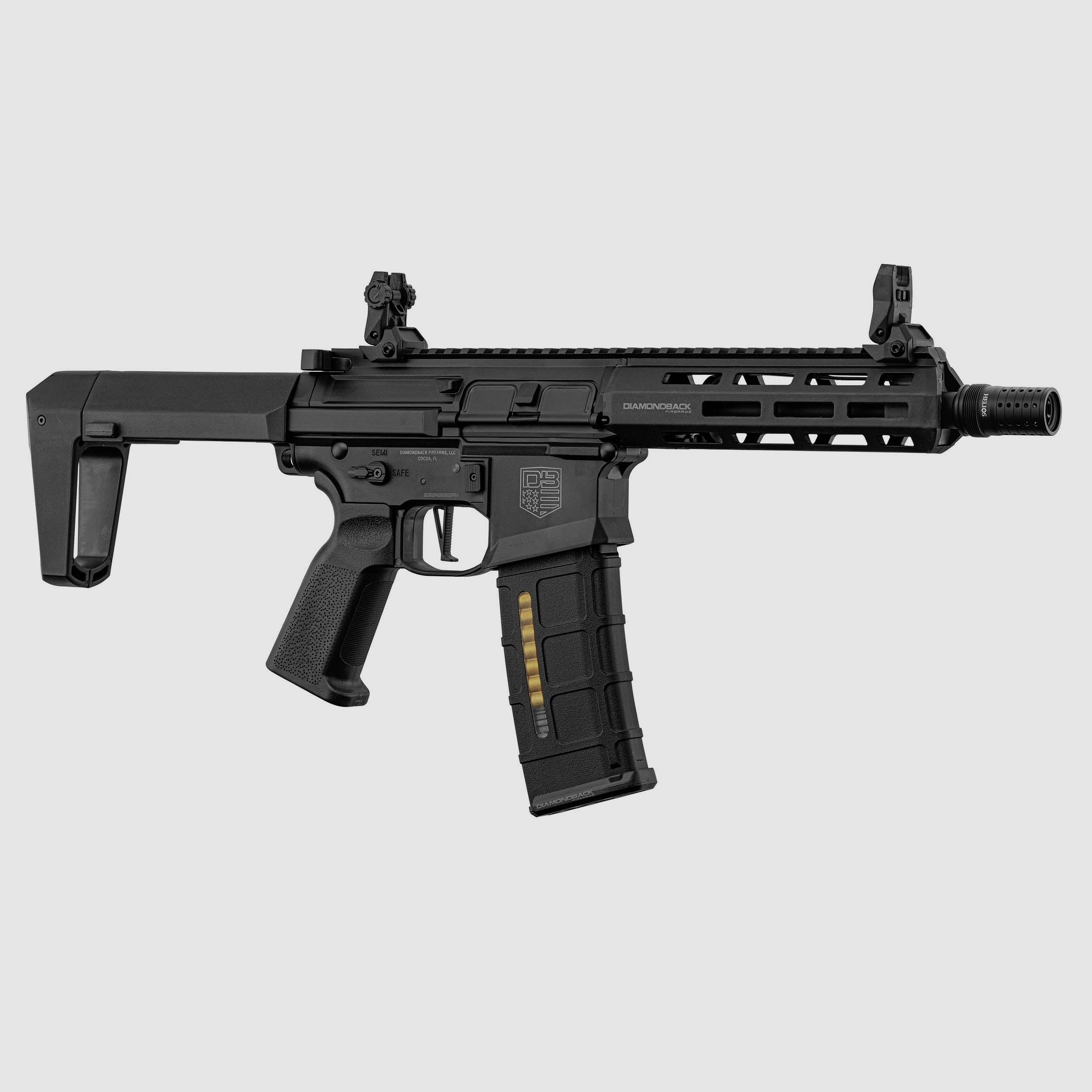 Replik Bo Manufacture AEG DiamondBack DB15 AP306 7" - Schwarz, Bild 14 von 14