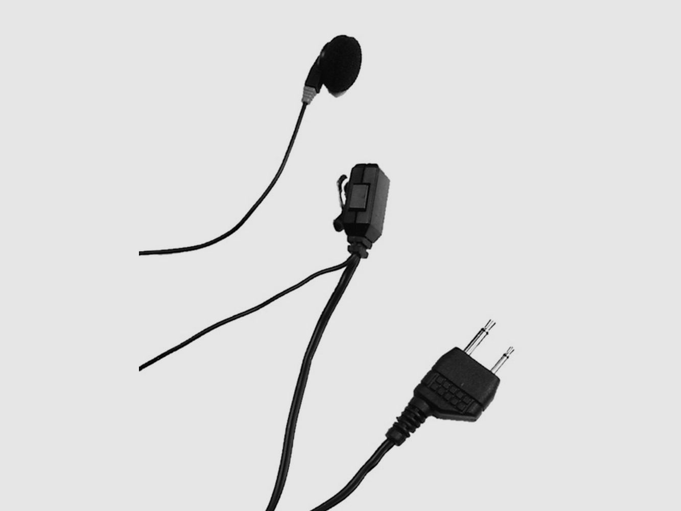 Mini Einsatz Headset HM500 für Midland Funkgeräte Security