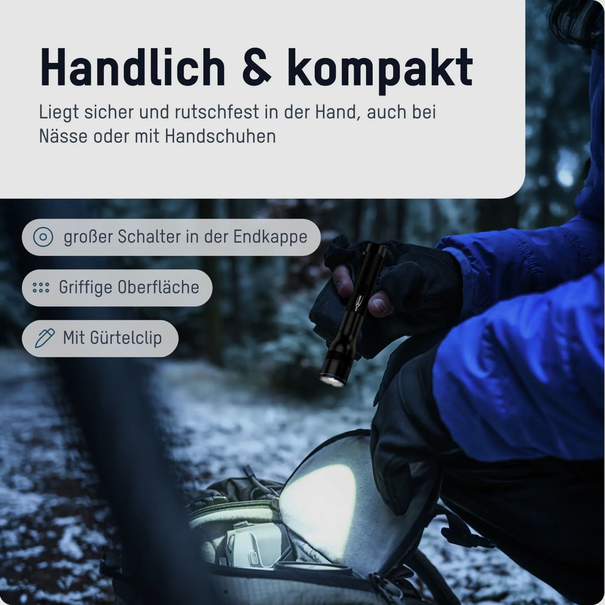 Ansmann Taschenlampe TA300BF