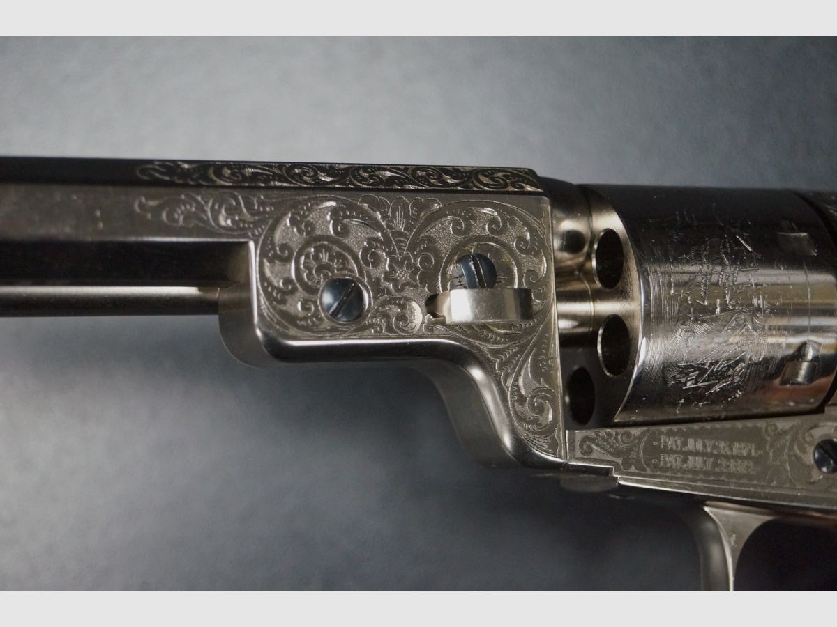 Uberti Richard-Mason Navy Nickelé Gravé, image 6 sur 9
