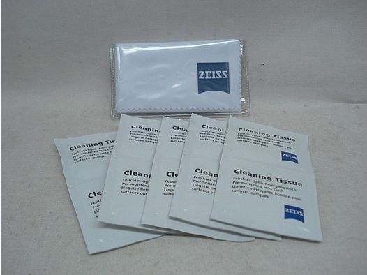 Zeiss reinigingsdoeken - 20 vochtige doekjes (18x18 cm)