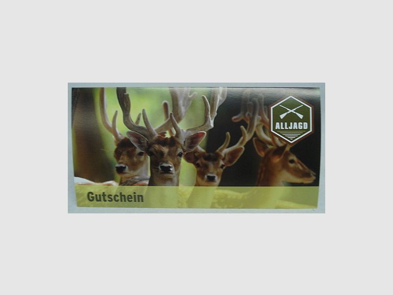 Gutschein Jäger mit Kuvert -