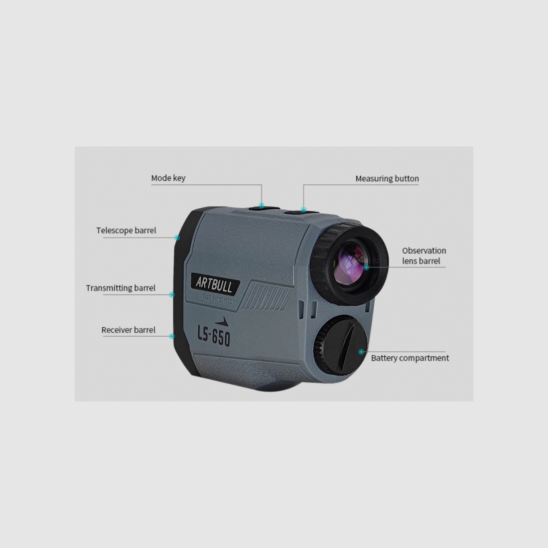 Laser-Entfernungsmesser für die Jagd, Ziel, Golf