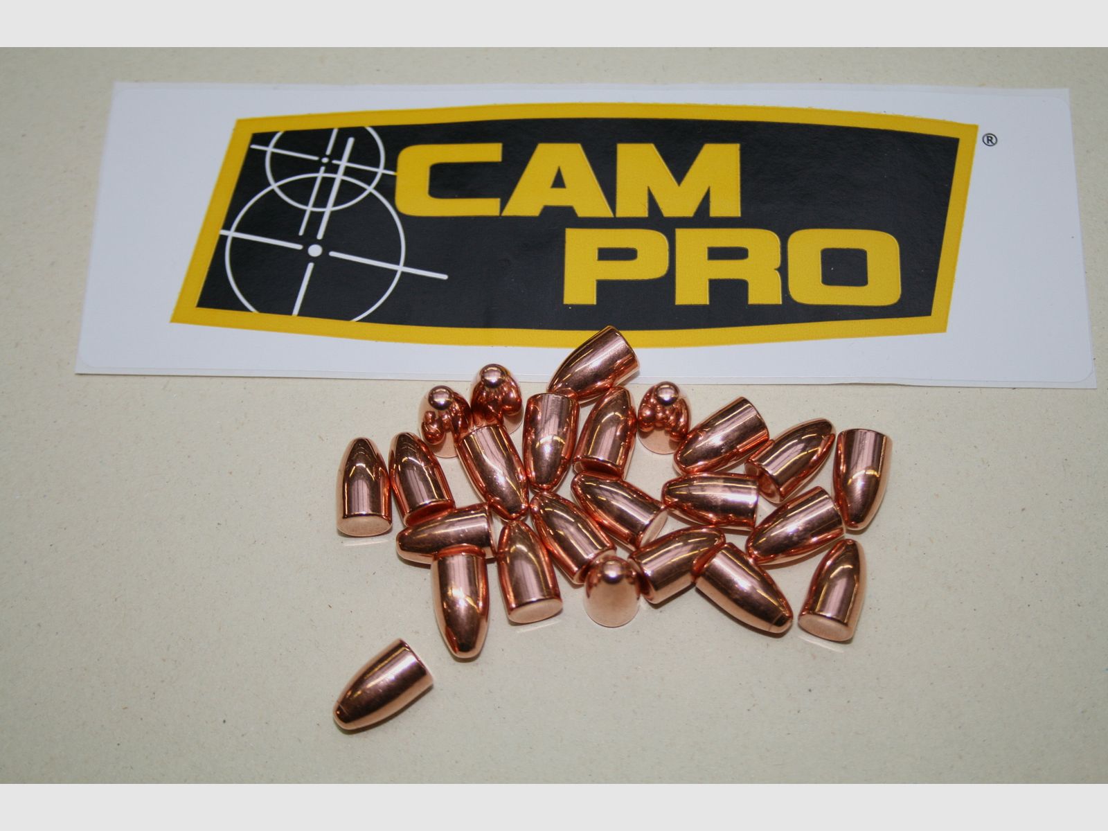 Geschosse Cam Pro 7,62 Tokarev 85 Grains Kupferfarben 500er, Bild 1 von 5