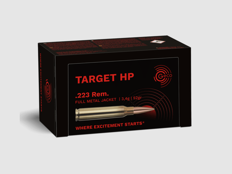.223 Rem. Geco Target HP 3.4g / 52grs.
