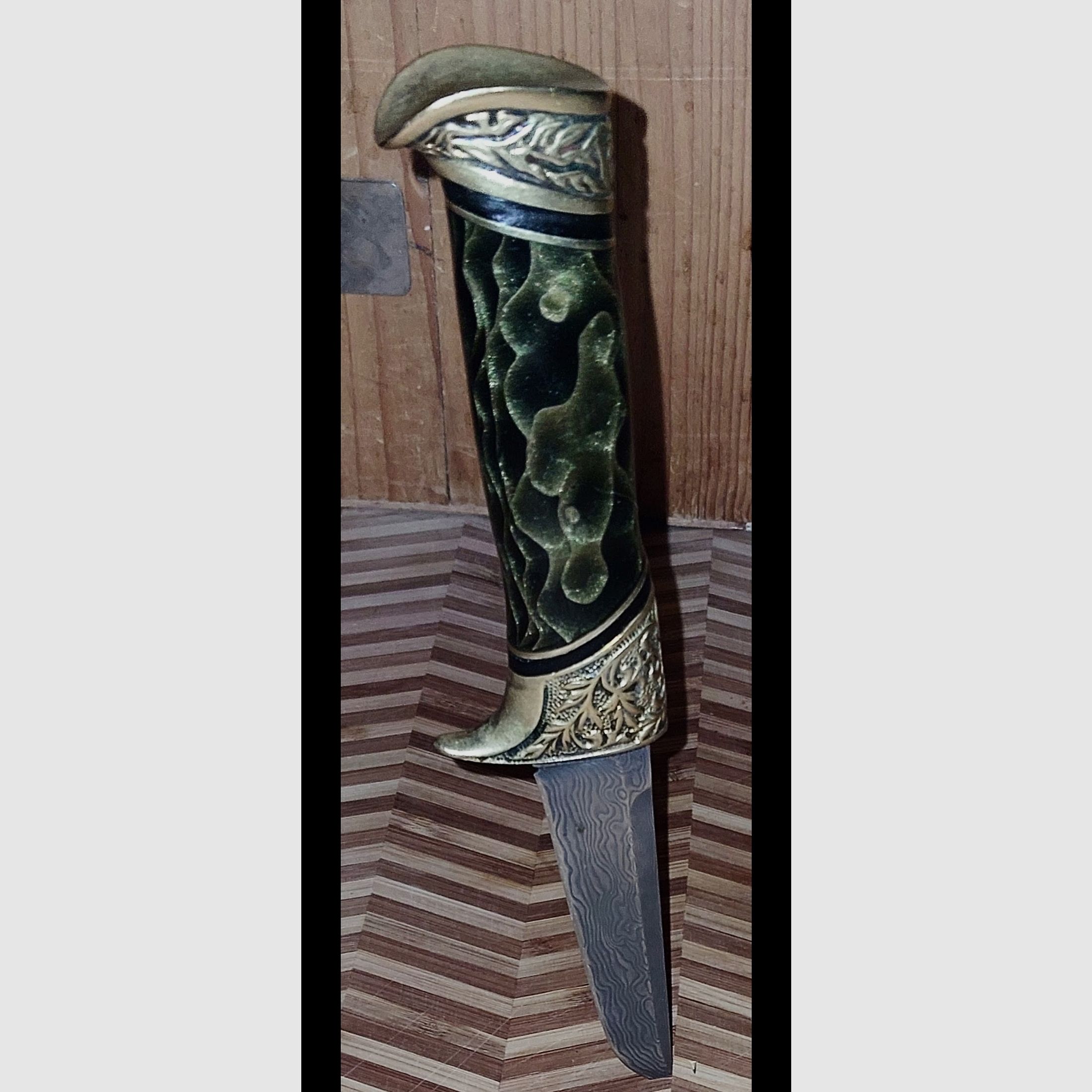 Einzelstück- wunderschönes von Hand gefertigten Jagdmesser, Bild 2 von 11