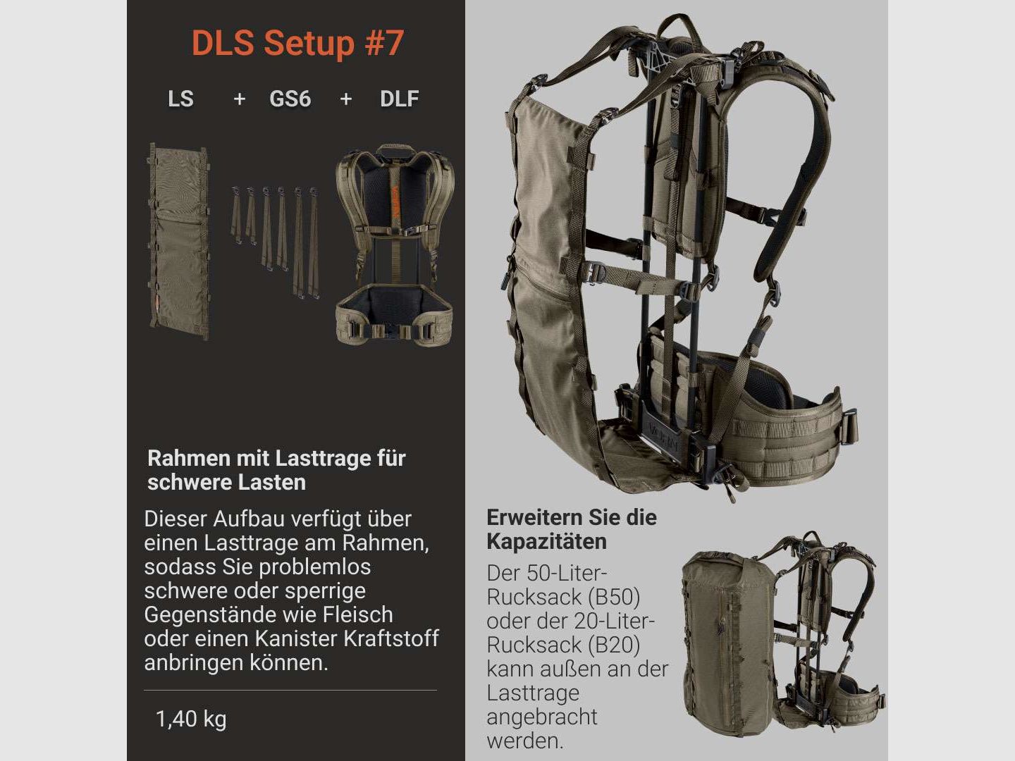 Vorn DLS Wildtrage-Rack DLF + LS + GS6, Bild 2 von 23