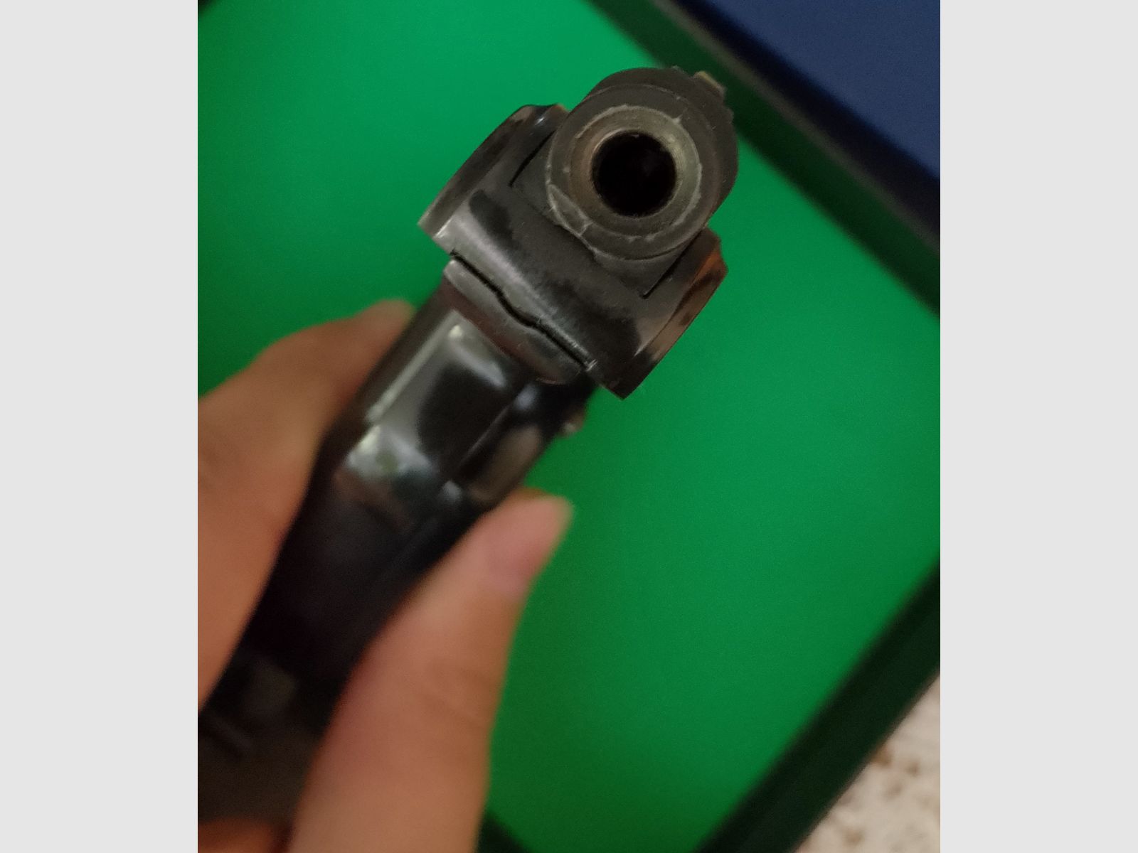 Alte Reck Protector Autom. Mod. “G5” im ersten PTB 12/ Kal. 8 mm Knall
